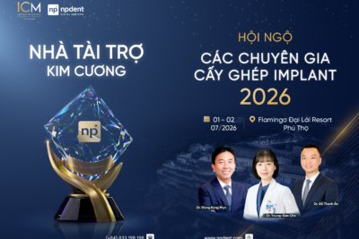 Hội nghị implant miền bắc ICM 2026 và dấu ấn công nghệ số cùng Nhà tài trợ Kim Cương NPDENT